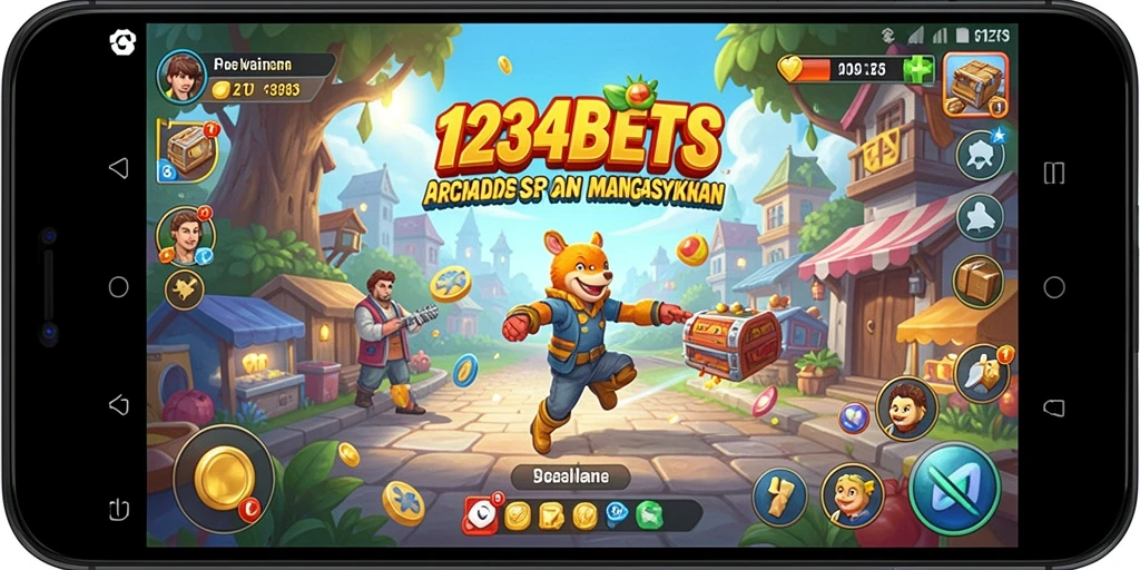 Tangkapan layar gameplay menampilkan aksi seru dalam 1234BETS.