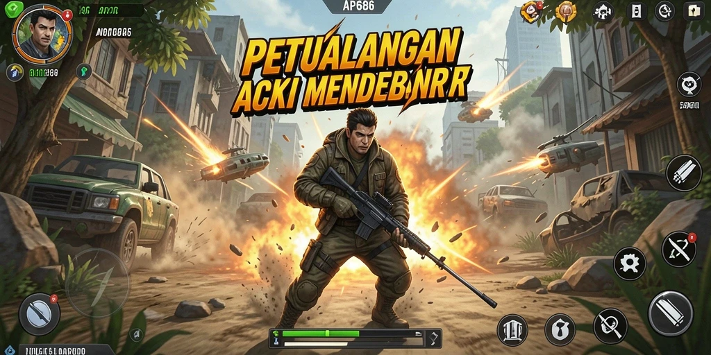 Tampilan gameplay AP686 yang penuh aksi dan ketegangan.