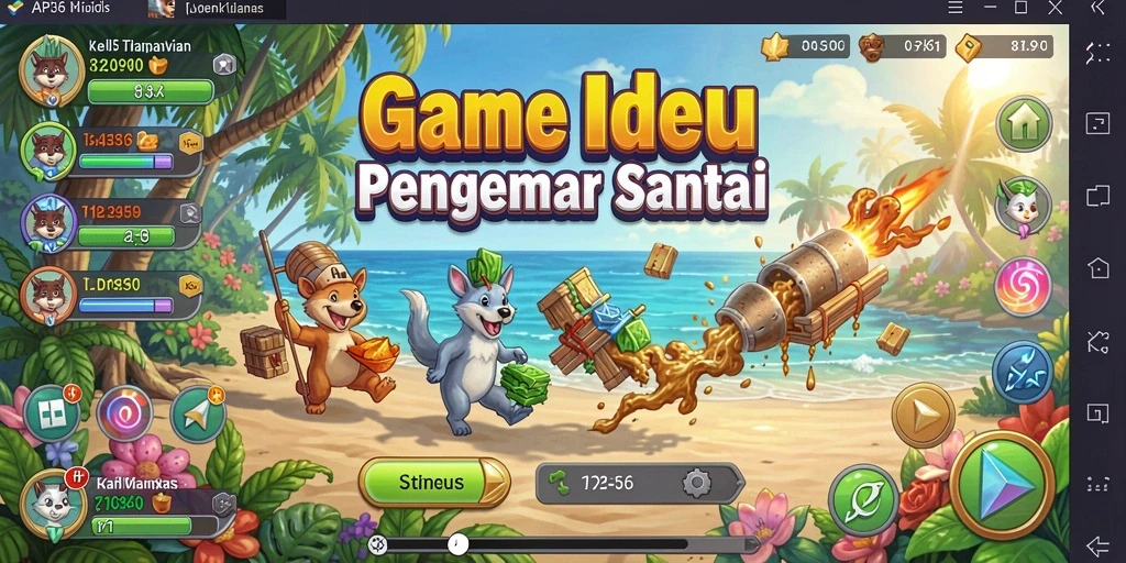 Tampilan gameplay seru di API36 dengan mekanisme Idle yang menarik.