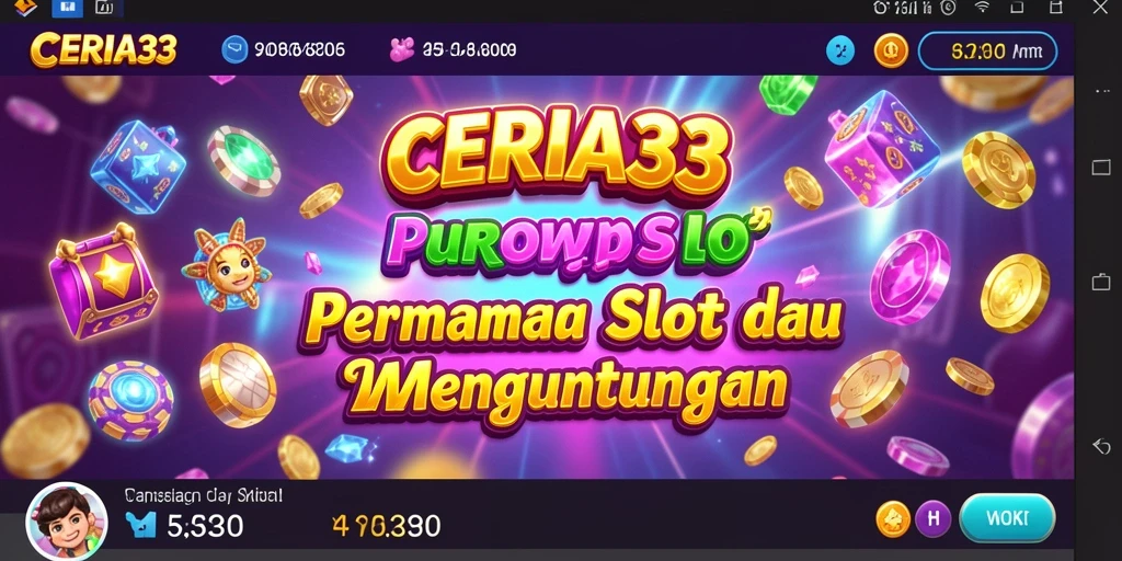 Tampilan asyik dari gameplay Slot CERIA33 yang menghibur.