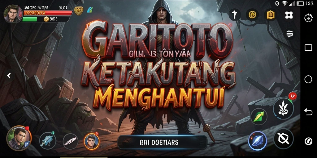 Gambaran tentang gameplay menegangkan dalam GARITOTO yang menakutkan.