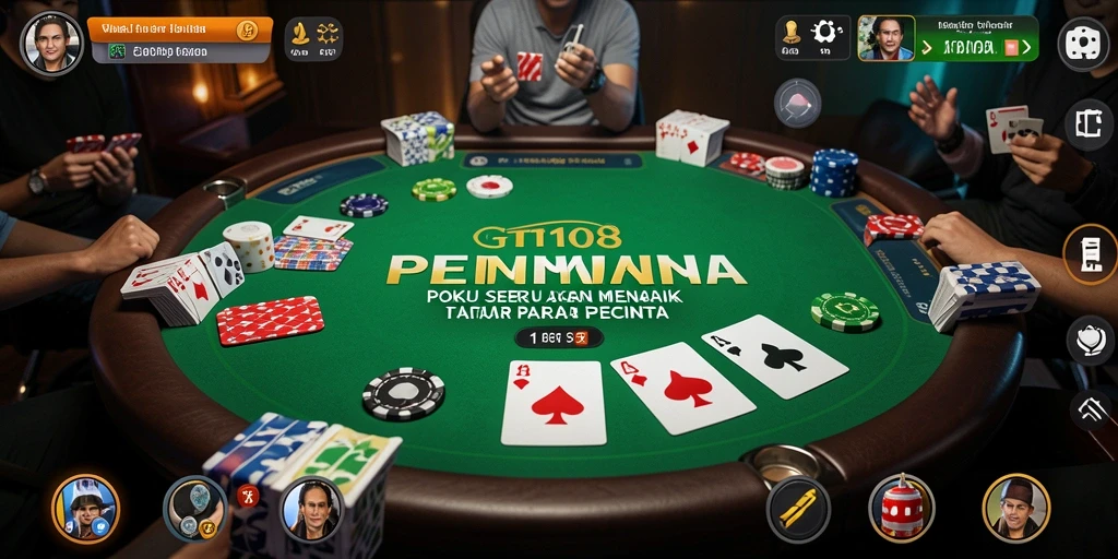 Gameplay seru GT108 menampilkan aksi poker yang menghibur.