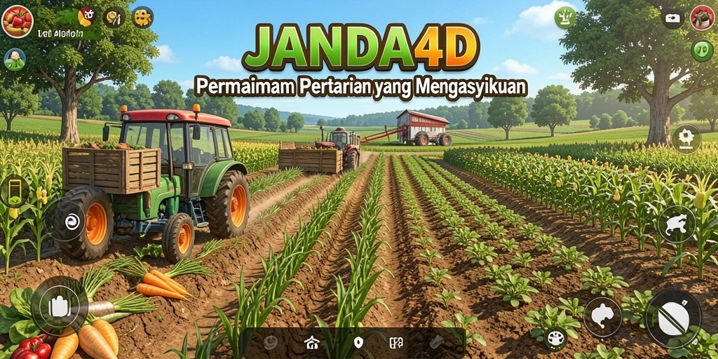 Tampilan gameplay JANDA4D yang menarik dan penuh warna.