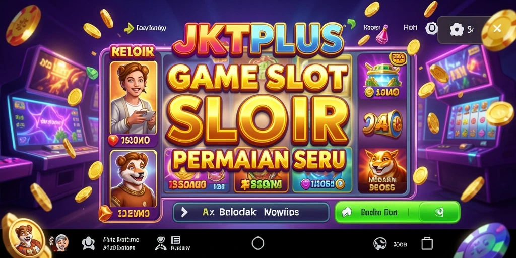 Screenshot utama JKTPLUS menampilkan gameplay Slot yang menarik dan seru.