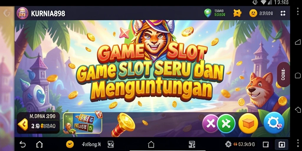 Screenshot gameplay KURNIA898 yang menampilkan keseruan bermain slot.
