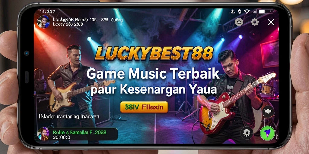 Tampilan gameplay interaktif LUCKYBEST88 yang penuh warna.