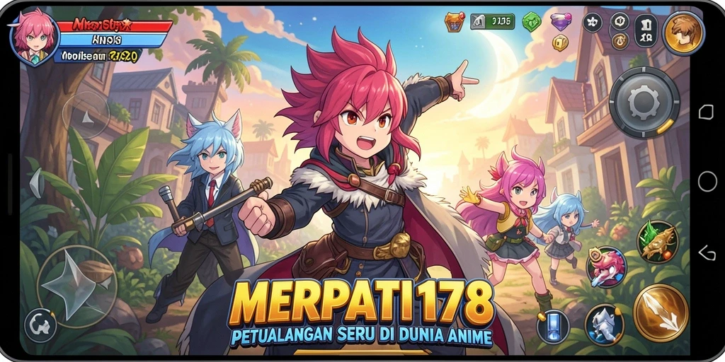 Gameplay menarik dengan karakter anime yang beragam.