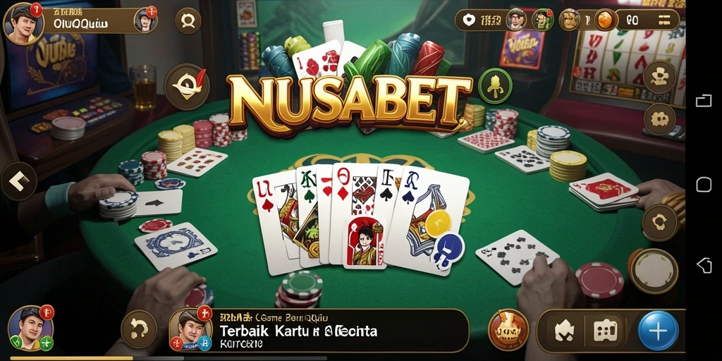 Screenshot menampilkan gameplay seru QiuQiu di NUSABET.