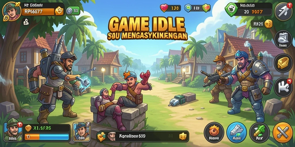 Tampilan gameplay yang menawan dari RP6677 yang membuat pemain betah berlama-lama.