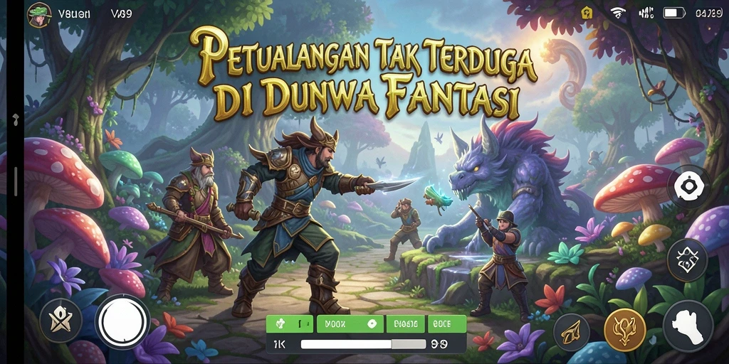 Tampilan gameplay V89 yang menarik dan penuh petualangan.